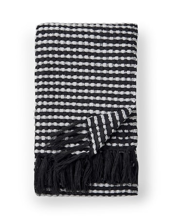 Catherine Lansfield Stab Stitch Throw