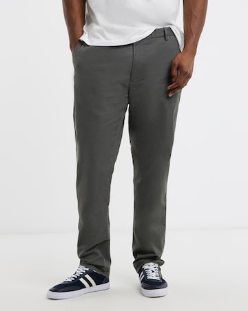 Polo Ralph Lauren Flat Front Stretch Twill Trouser - Grey