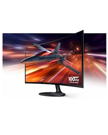 Samsung 27in Odyssey G3 FHD 100Hz 4ms LCD Curved Monitor - Black