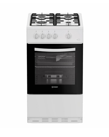 Indesit I5G1KMW 50cm Gas Single Cooker - White