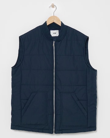 Navy Smart Padded Gilet
