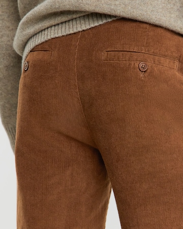 Cord Cotton Stretch Straight Fit Chino