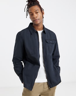 Barbour Harton Relaxed Slub Overshirt - Navy