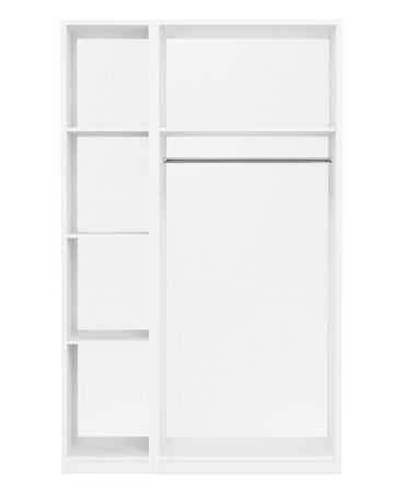 Sorrento High Gloss 3 Door Wardrobe with Mirror