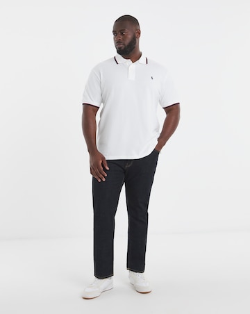Polo Ralph Lauren Short Sleeve Tipped Polo - White