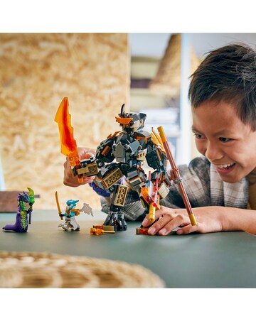 LEGO NINJAGO Cole's Mission Mech & Dragon Zane 71854