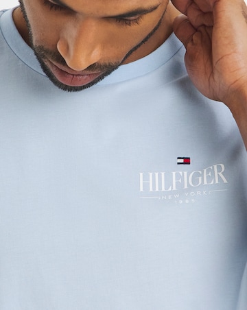 Tommy Hilfiger Short Sleeve Stack Logo T-Shirt - Blue