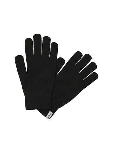 Jack & Jones Cooper Beanie & Glove Set With Gift Box - Black