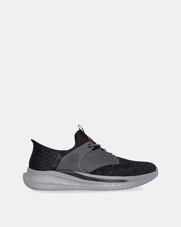 Skechers Slip-ins Slade Caster Trainer - Black/Grey