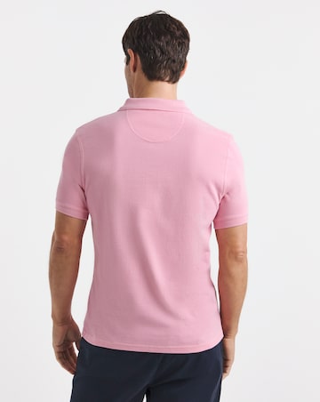 Barbour Short Sleeve Original Tailored Polo Shirt Pink