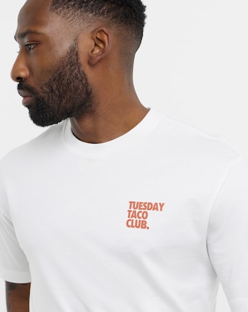 Only & Sons Taco Back Graphic T-Shirt - White
