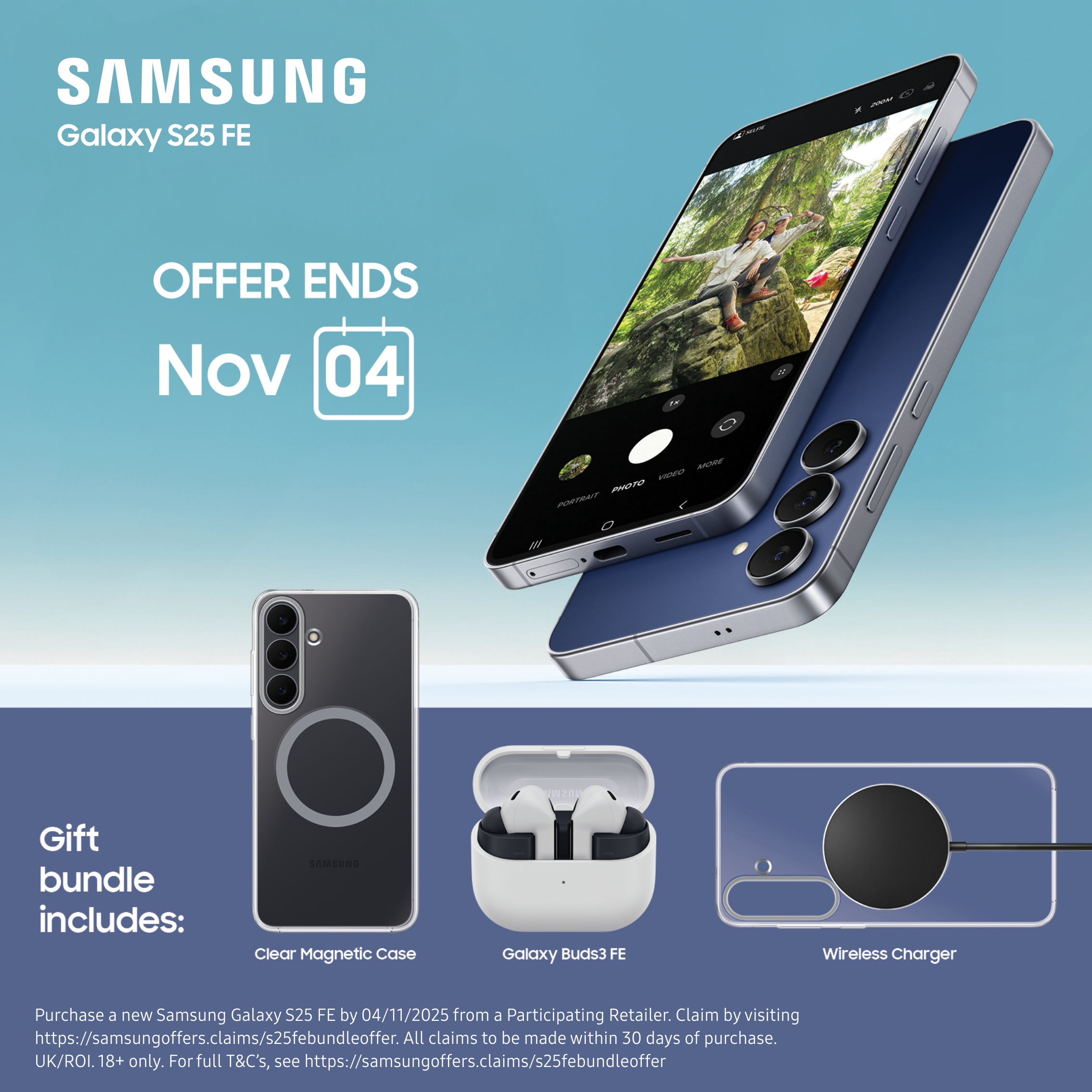Samsung Galaxy S25 FE Offer Bundle With Gift Accessories And Magnetic Case
