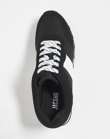 Side Stripe Suede Look Runner Wide