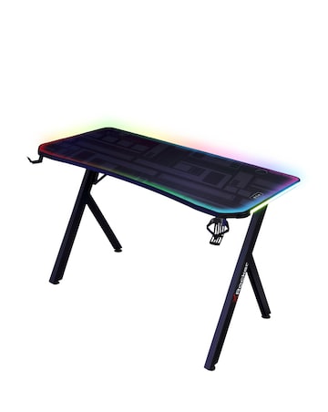 X Rocker Lumio XL Gaming Desk with 3 Sided App-Controlled LED Lighting