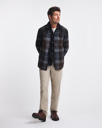 Barbour Chapter Tailored Check Overshirt - Blue Tartan