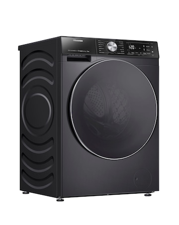 Hisense 5S Series WF5S1245BB 12kg Auto Dosing Washing Machine - Black