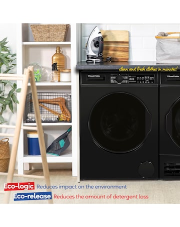 Russell Hobbs RH914W116B, 9kg, 1400rpm, Washing Machine - Black