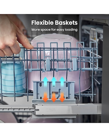 Hisense HS642D90WUK 14 Place Settings Dishwasher - White