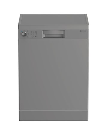 Indesit Push&Go IN2FE13DT9SUK Freestanding Dishwasher 13 Place Silver + Install