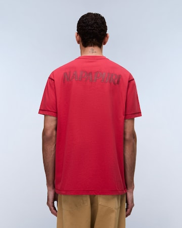 Napapijri Umbra Short Sleeve T-Shirt - Red