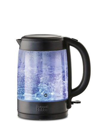 Russell Hobbs Illuminated Matte Black Glass Kettle