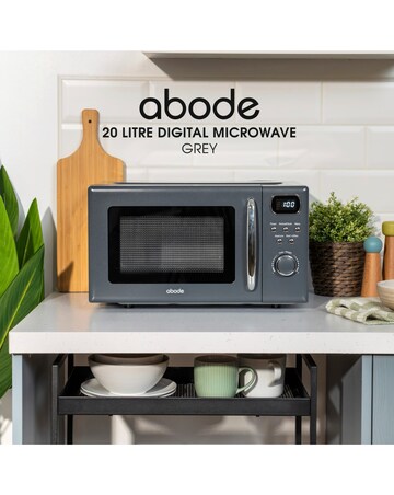 Abode AMD2004G 20L Digital Microwave - Grey