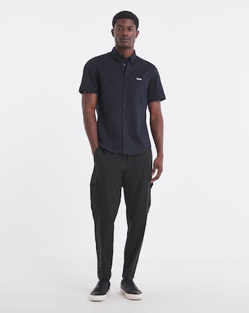 BOSS Classic Short Sleeve Motion Shirt - Navy