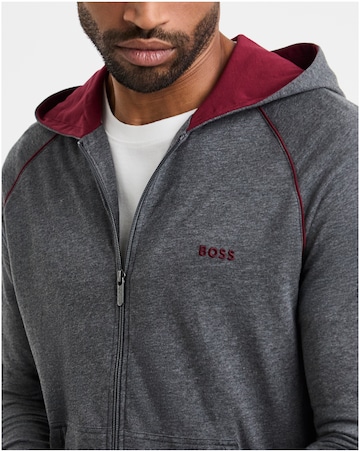 BOSS Mix & Match Lounge Hoodie - Charcoal