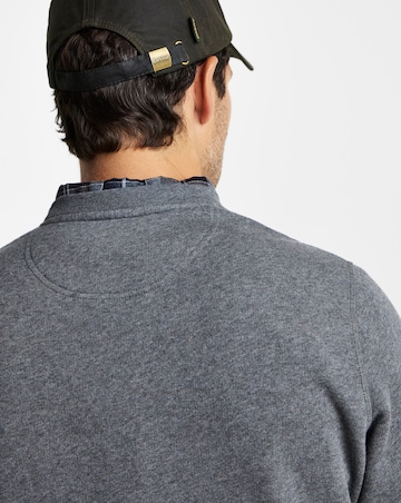 Barbour Prep Logo Crew Neck Sweatshirt - Grey Marl