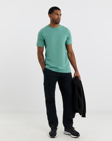 Pure Cotton Crew Neck T-Shirt Long