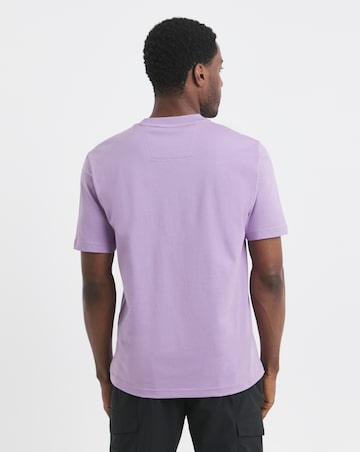 BOSS Short Sleeve Drop Needle Logo T-Shirt - Purple