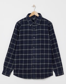 Double Pocket Check Overshirt