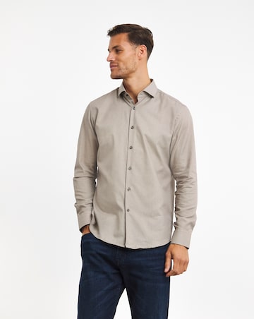 BOSS Long Sleeve Structured Shirt
