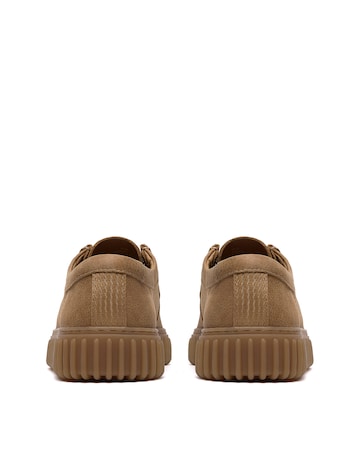 Clarks Torhill Lo Shoes - Dark Sand