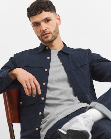 Grey Crew Neck T-shirt Long