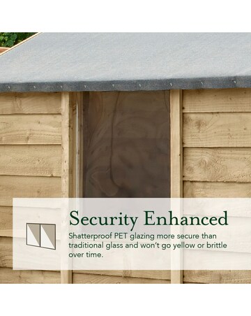 4LIFE Apex Shed 6x8 - Double Door - No Window (Home Delivery)