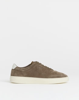 BOSS Kieran Suede Trainer - Beige