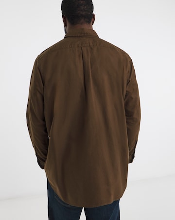 Polo Ralph Lauren Long Sleeve Garment Dyed Oxford Shirt - Brown