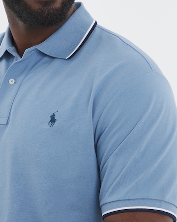 Polo Ralph Lauren Short Sleeve Tipped Polo -Blue