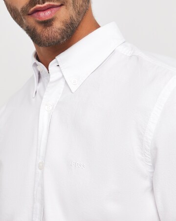 BOSS Classic Long Sleeve White Shirt