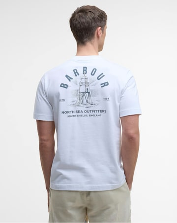Barbour Relaxed Souter T-Shirt - White