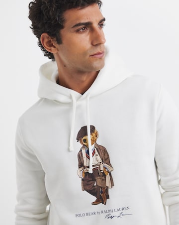 Polo Ralph Lauren Bear Hoodie - White