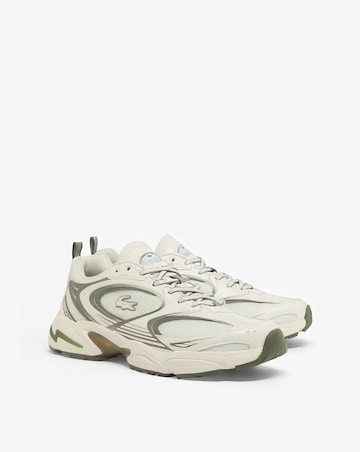 Lacoste Storm 96 Trainers - Off White/Olive