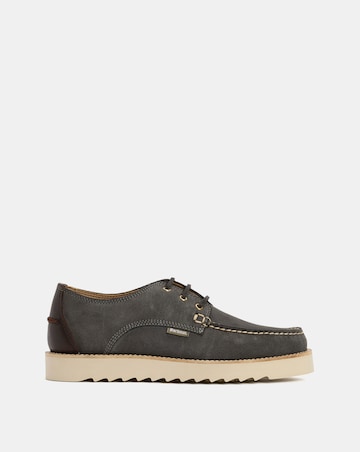 Barbour Aydon Suede Derby Shoe - Slate Grey