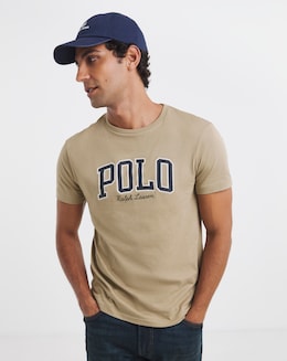 Polo Ralph Lauren Short Sleeve Logo T-Shirt - Tan