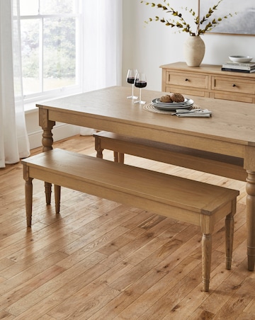 Margot Wooden Dining Bench