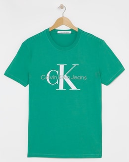 Calvin Klein Jeans Large Logo Green T-shirt