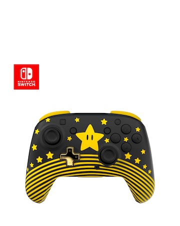 Turtle Beach Rematch Wireless Nintendo Switch Controller - Super Mario Star