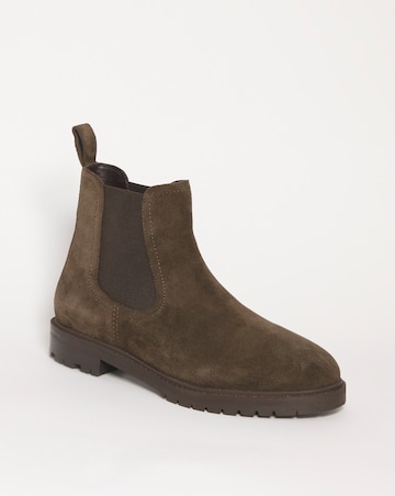 Suede Chelsea Boot Wide Fit