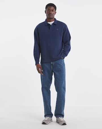 Timberland Polo Style Sweatshirt - Navy